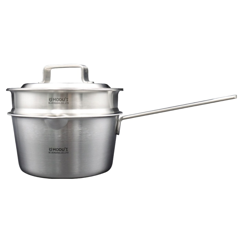 블루마마 인덕션 스텐316 무연마제 편수냄비 + 찜기 + 뚜껑 세트 68,300원