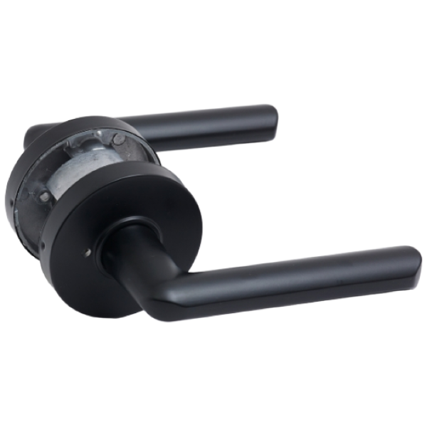 100% 국산 항균 도체 플러스 녹 변색없는 방문손잡이 레버 도어락 시공편리, 1개, 무광블랙 11,800원