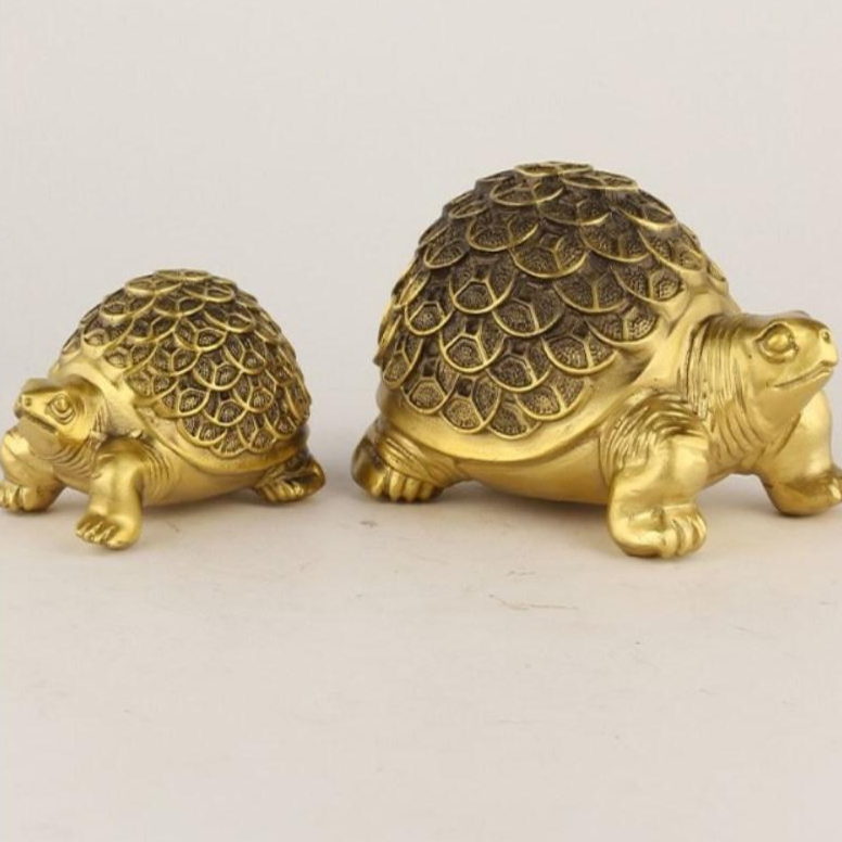 미츠키 황금 골드 돈 거북이 재물운 인테리어 선물용 장식품 59,800원