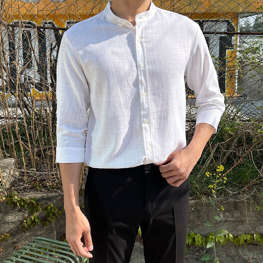 더맨쉽 시원한 린넨 차이나카라 7부셔츠 SBTST12003 26,800원
