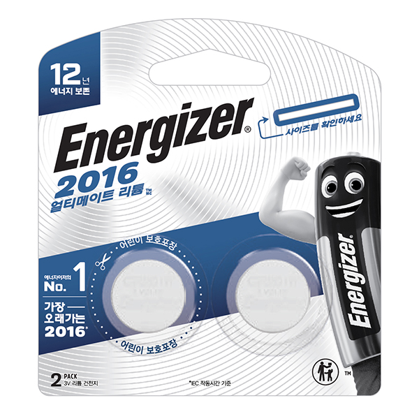 에너자이저 얼티메이트 리튬코인 ULC2016 3,300원
