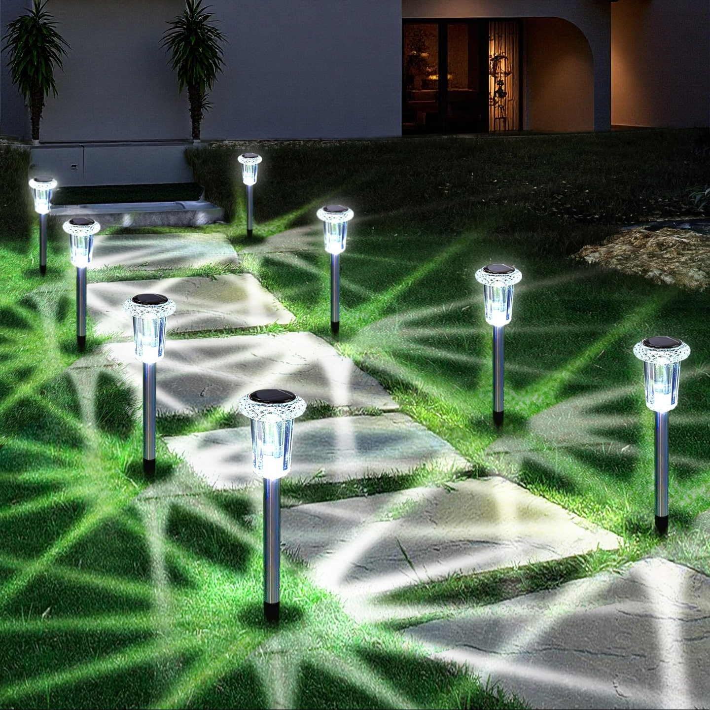 태양광 정원등 잔디등 야외조명 정원 꼬마등 할로윈 크리스마스 감성조명 LED 10개, 화이트 34,800원