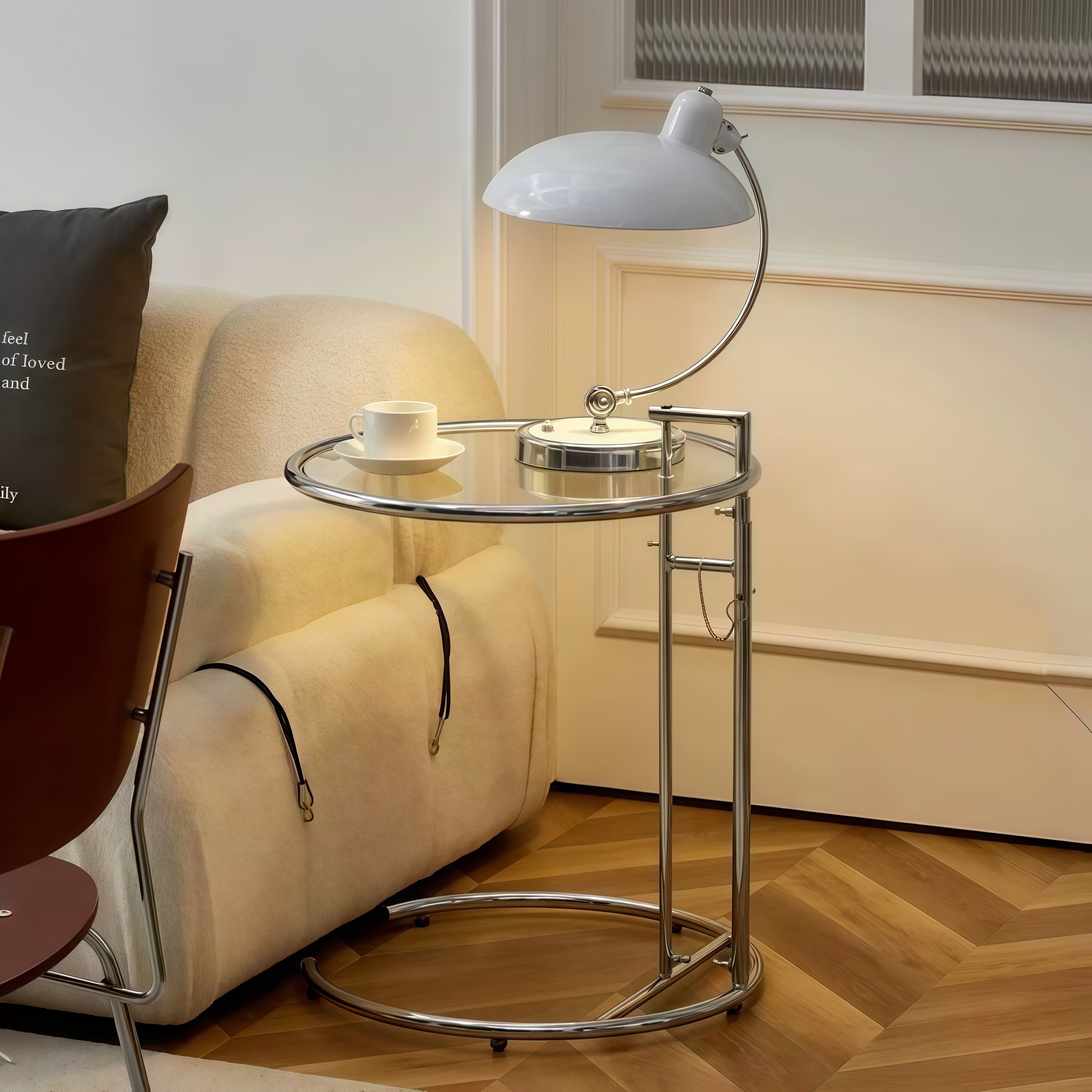 YAPOGI 승강식  사이드테이블 강화유리 협탁 79,500원