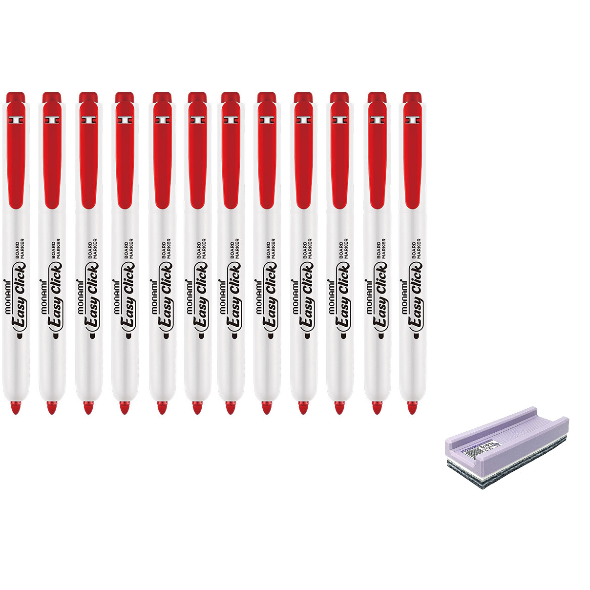 [엘제이] 모나미 이지클릭 보드마카 빨강(12자루) + 보드지우개 14,190원