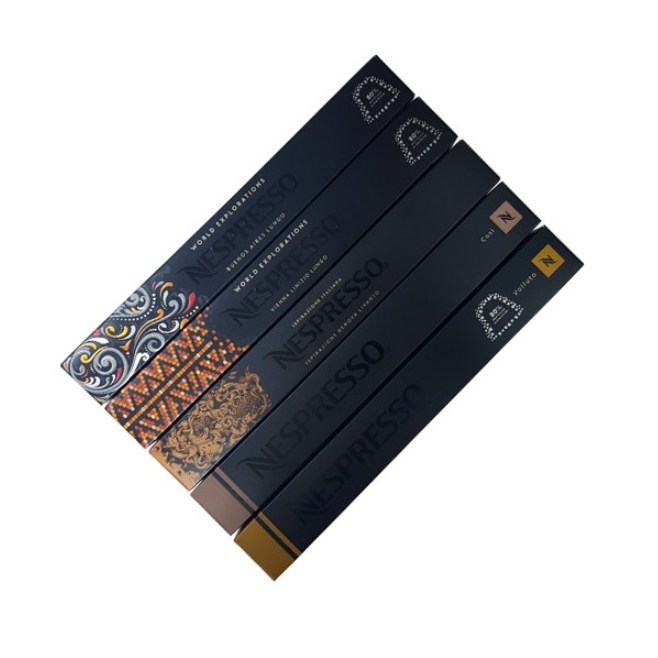 네스프레소 오리지널 정품 캡슐 커피 연한맛 세트 5종 총 50개 49,900원