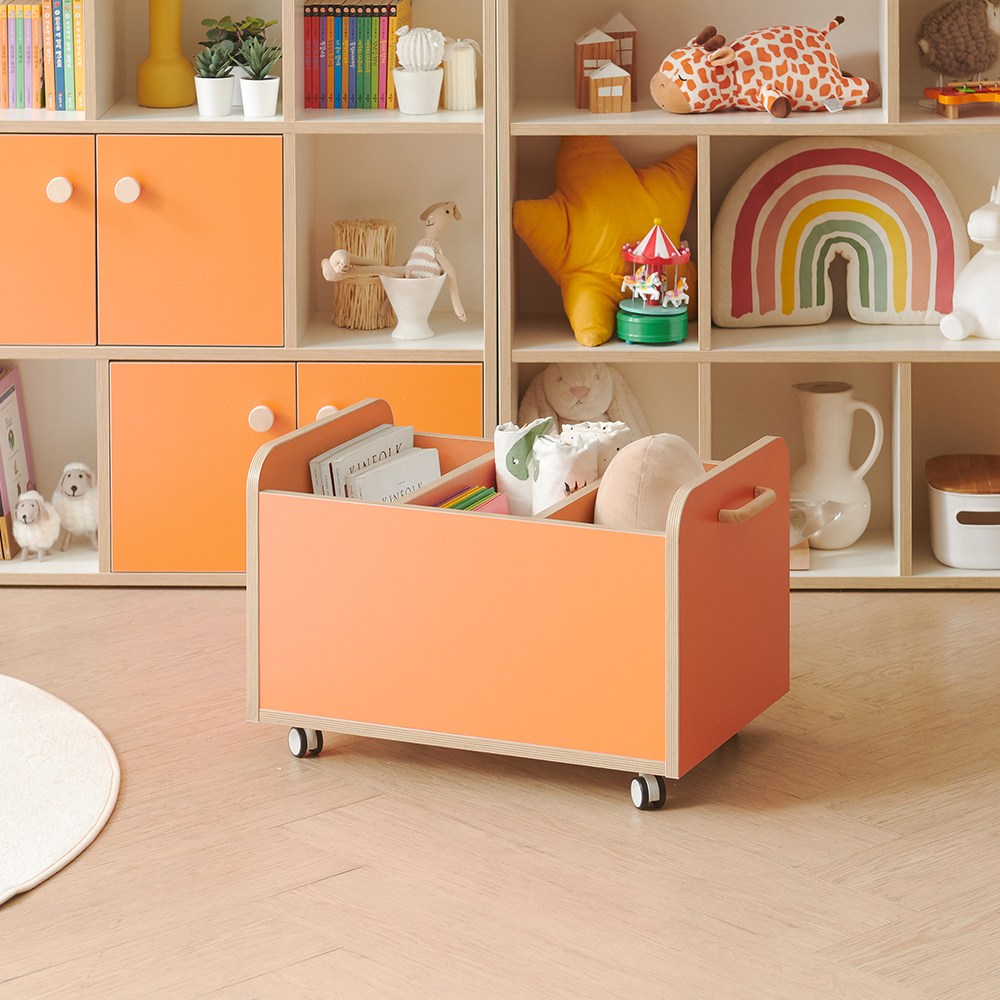 파로마 버니스 이동식 수납책장, 크림화이트 114,900원