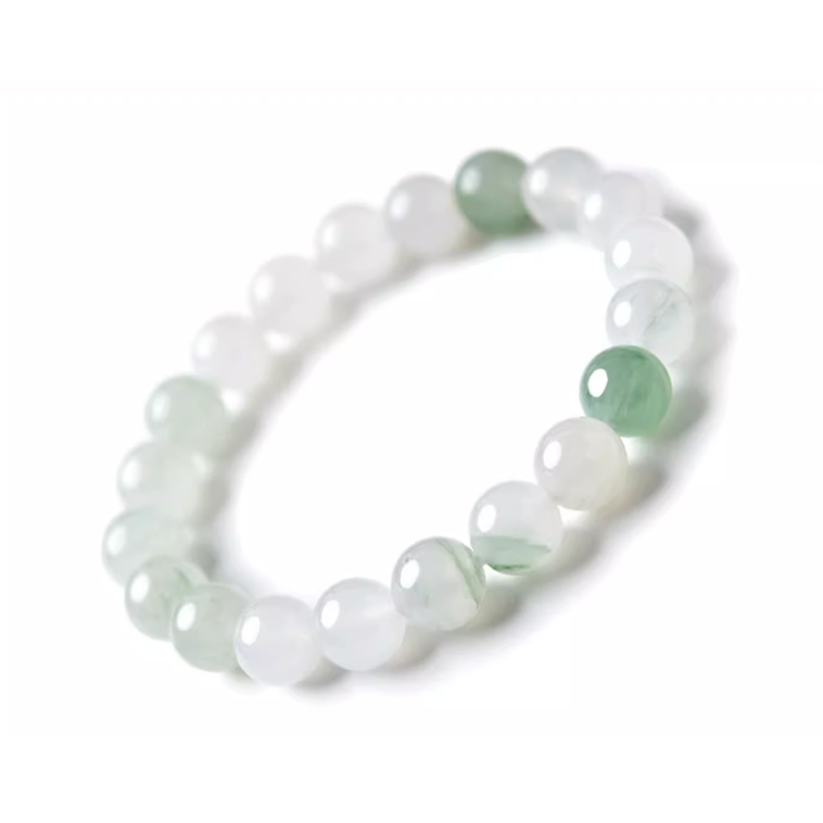 미소록 고급 천산비취 팔찌 천연 원석 비즈 부자되는 팔찌 명상 수련 36,120원