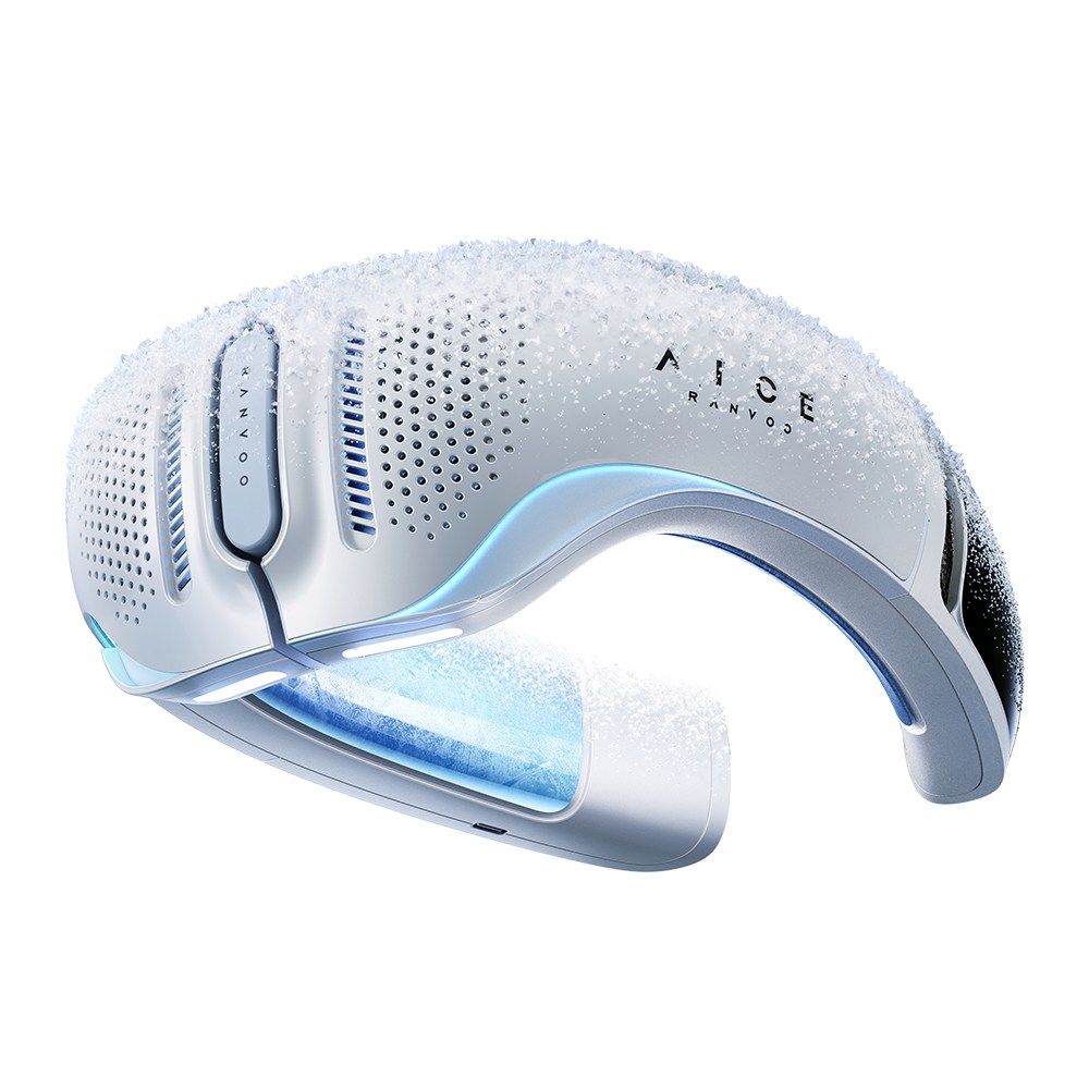 RANVOO 란부 AICE LITE Plus 넥쿨러 넥에어컨 휴대용에어컨 넥선풍기 냉풍기 이동식에어컨 휴대용냉풍기 이동식에어컨 에어컨 서큘레이터, 화이트 250,900원