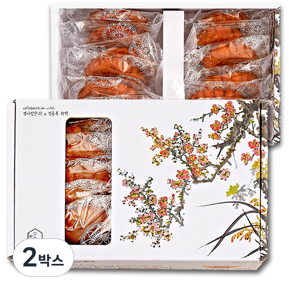 화백콜라보 담양 수제 우리밀 약과, 2박스, 420g 27,000원