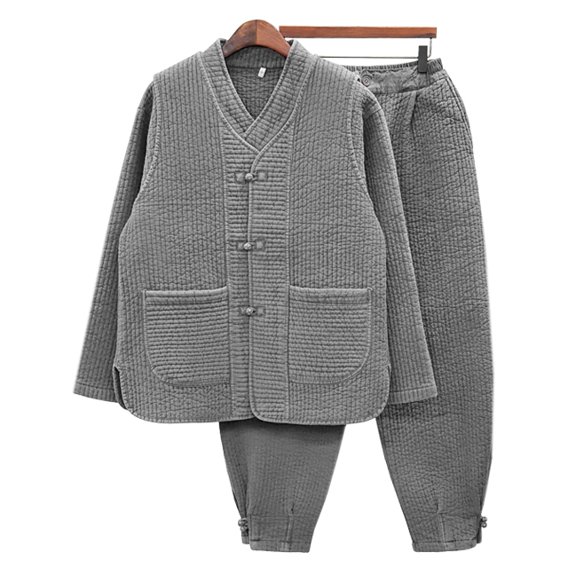 V넥 누비 남녀공용 한벌 3pcs 166,400원