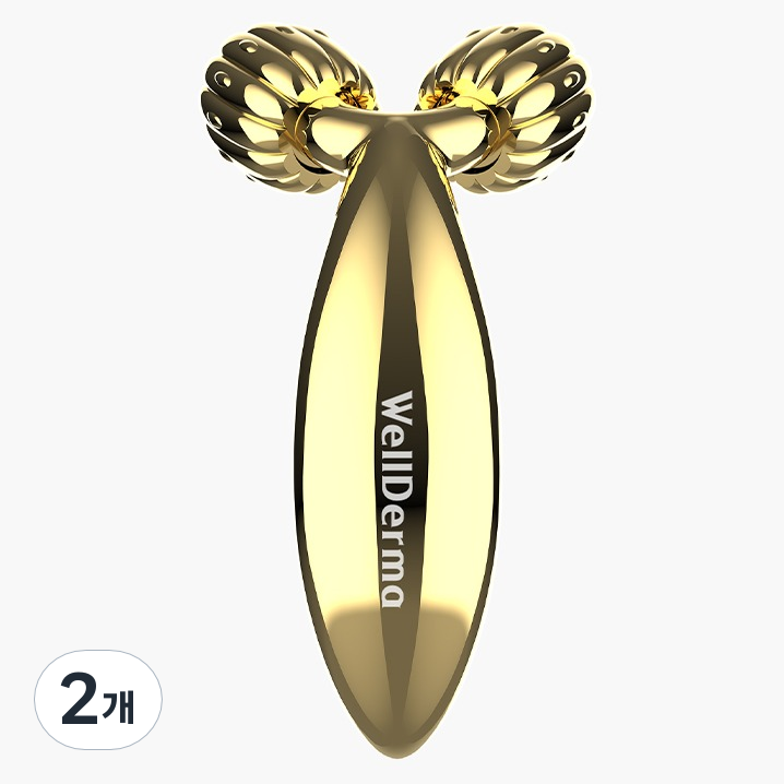 웰더마 페이스 리프팅 컴팩트 롤러, 2개, 골드 44,000원
