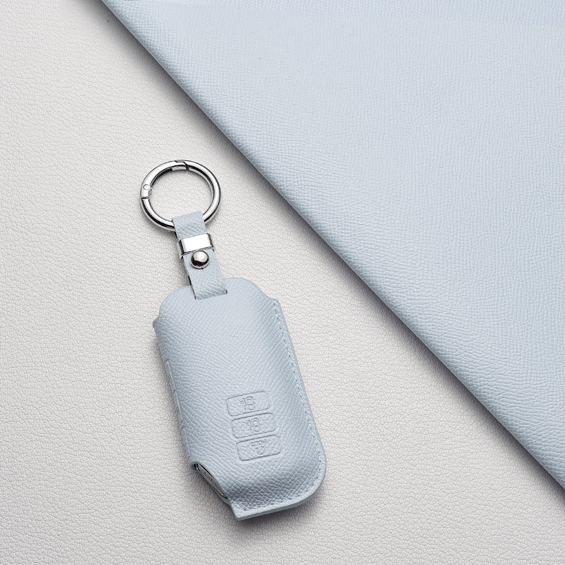 기아 호환 스마트키 케이스 & 키홀더 (EV6/모하비/쏘렌토 MQ4/니로/스포티지 NQ5/셀토스/카니발/K8/K7/K5/K3) 차량용품, 기아 E7a 타입(7버튼), 스카이블루 15,400원