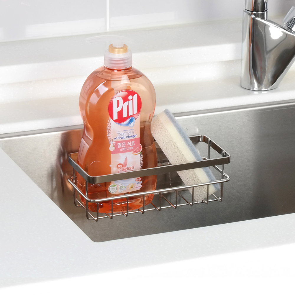 스파이더락 무타공 스마트접착 수세미 세제선반 10,900원