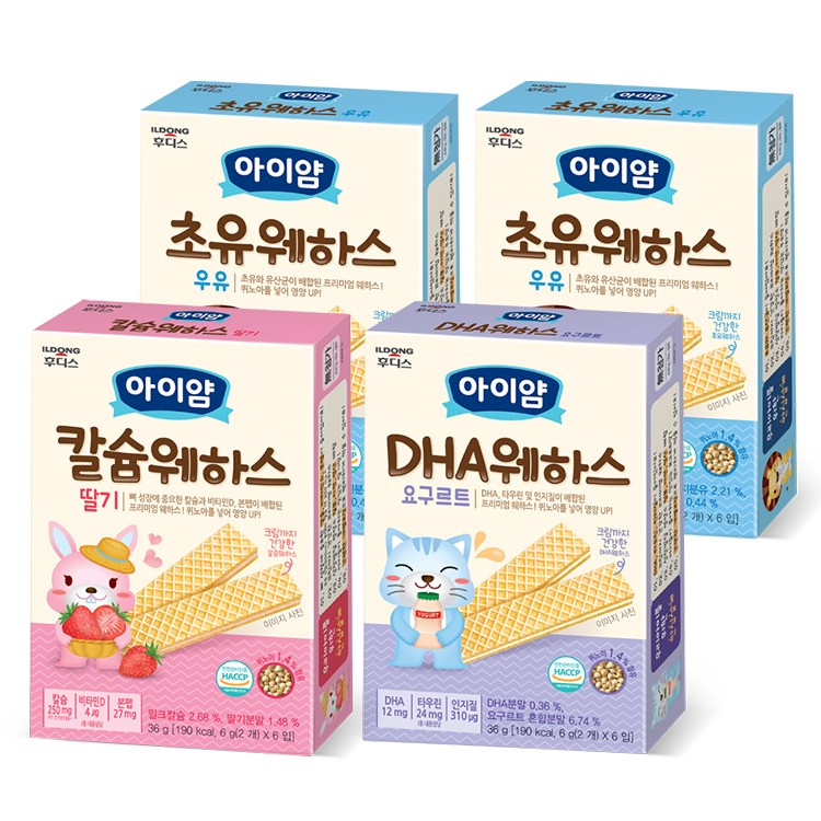 일동후디스 바나나웨하스 유아과자 36g 12,980원