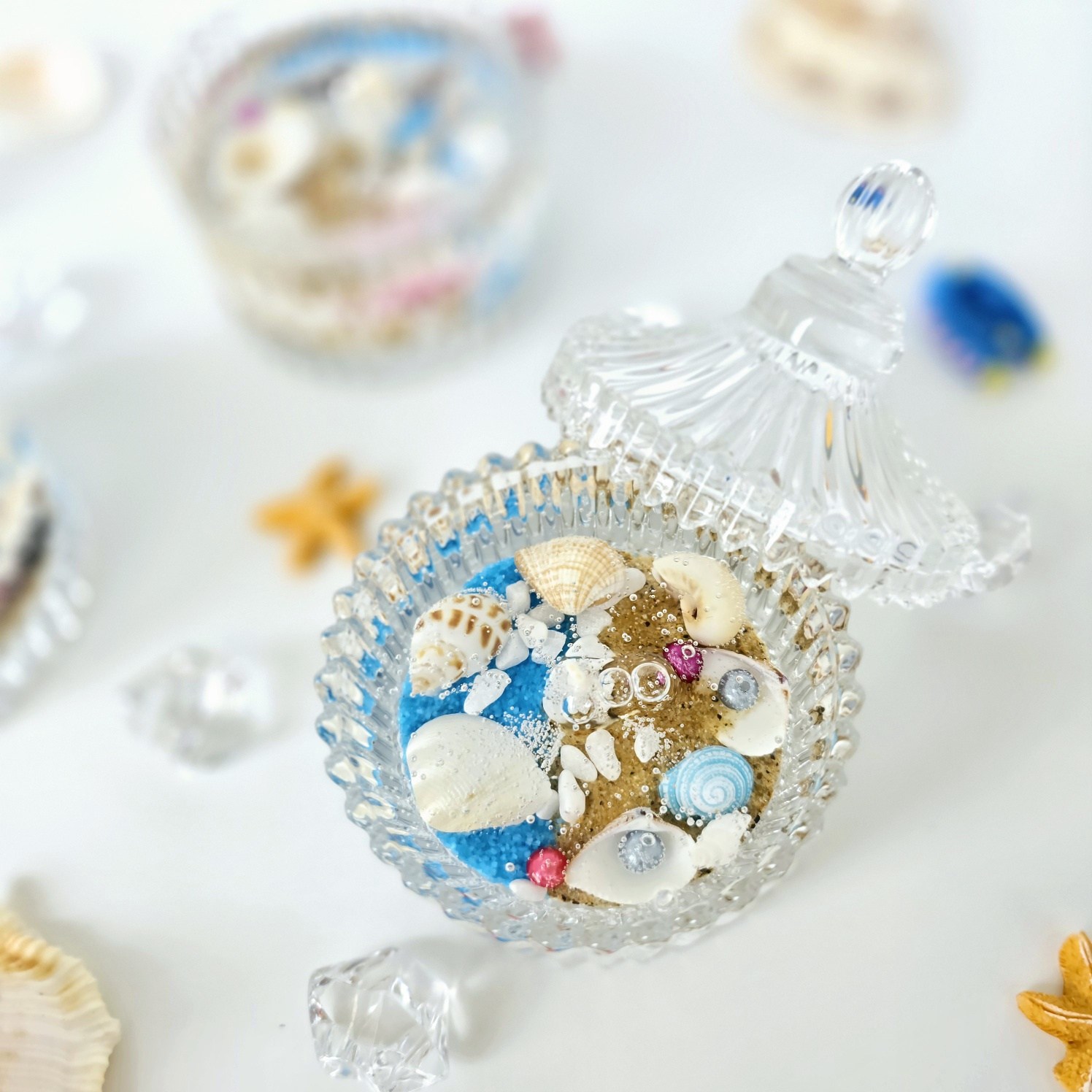 달빛마녀캔들 (메리고)바다 젤리 양초 캔들 DIY 만들기 세트 키트, 복숭아 24,000원