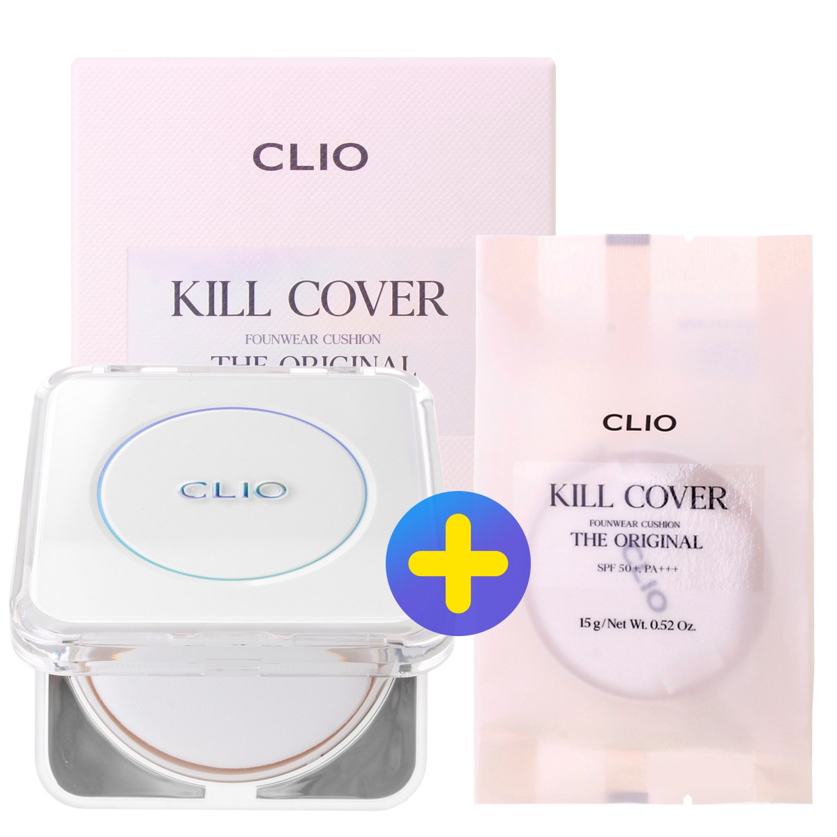 클리오 킬커버 / 킬 커버 파운웨어 쿠션 디 오리지널 기획세트 (본품+리필) 24,390원