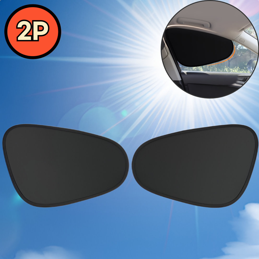 포리브레 1초만에 설치하는 정전기 부착식 차량용 햇빛가리개, 블랙 2P, 1세트 6,000원