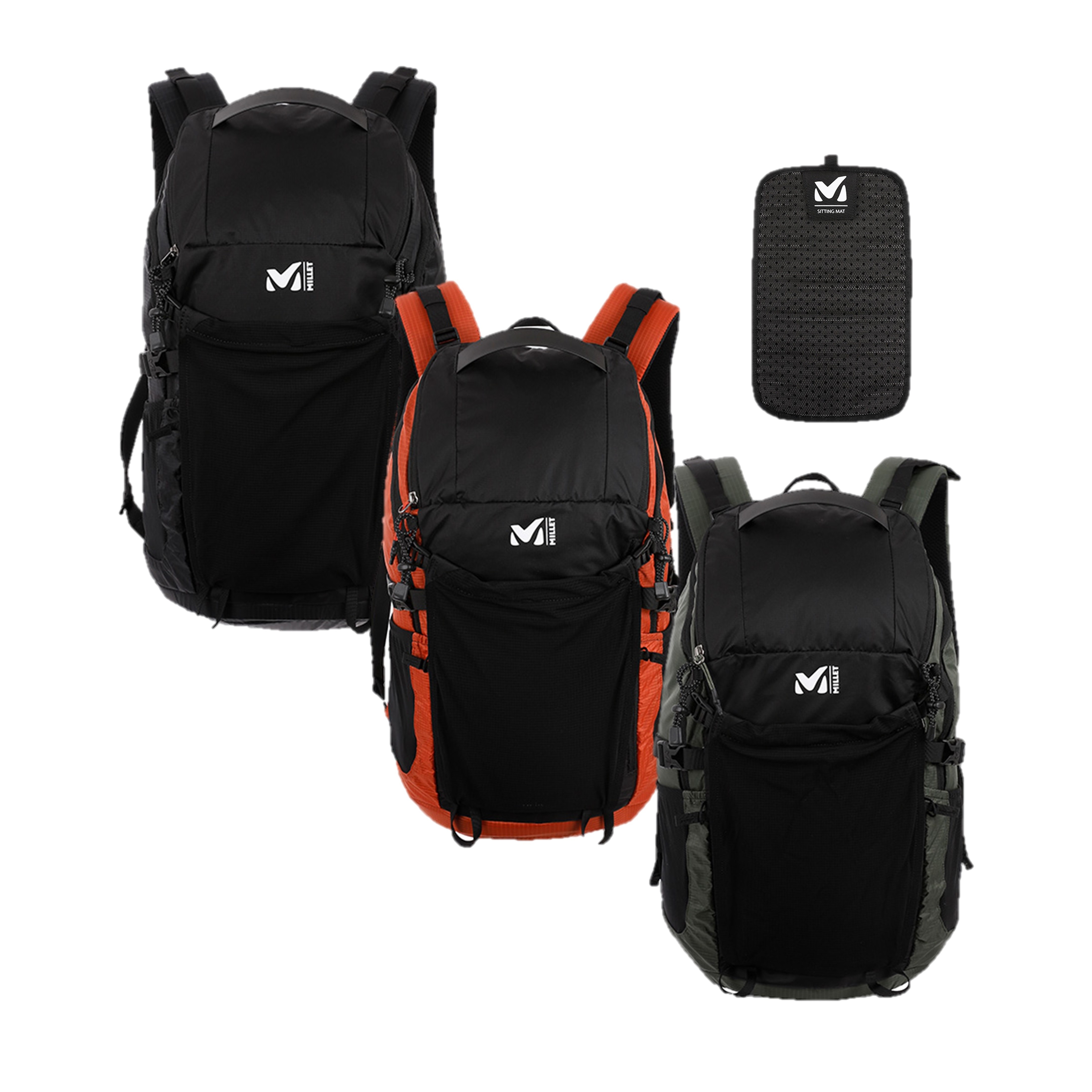 [밀레] MILLET 폼방석이 들어있는 남녀공용 사계절 25L 등산배낭 124,000원