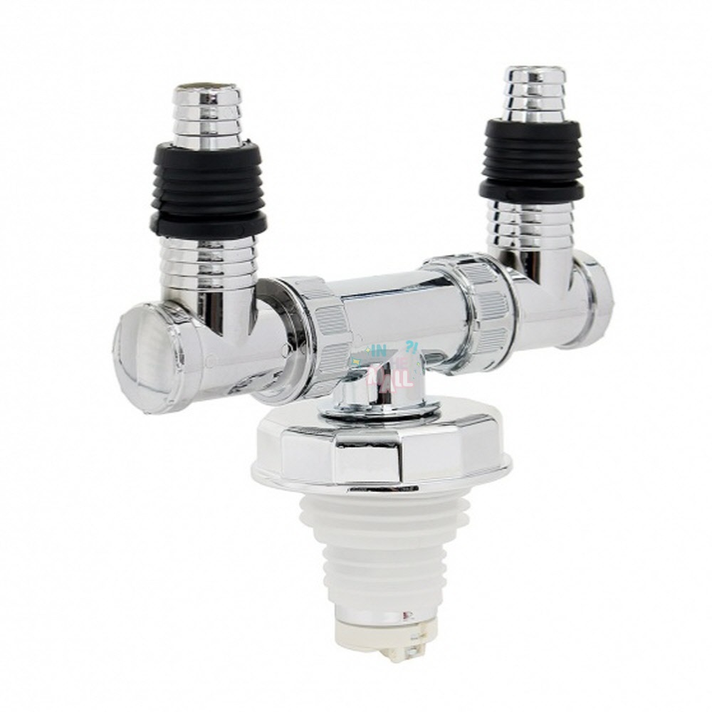 배수구트랩 2구 T형 자동개폐 마개형 배수구멍 교체 모기차단 11,400원