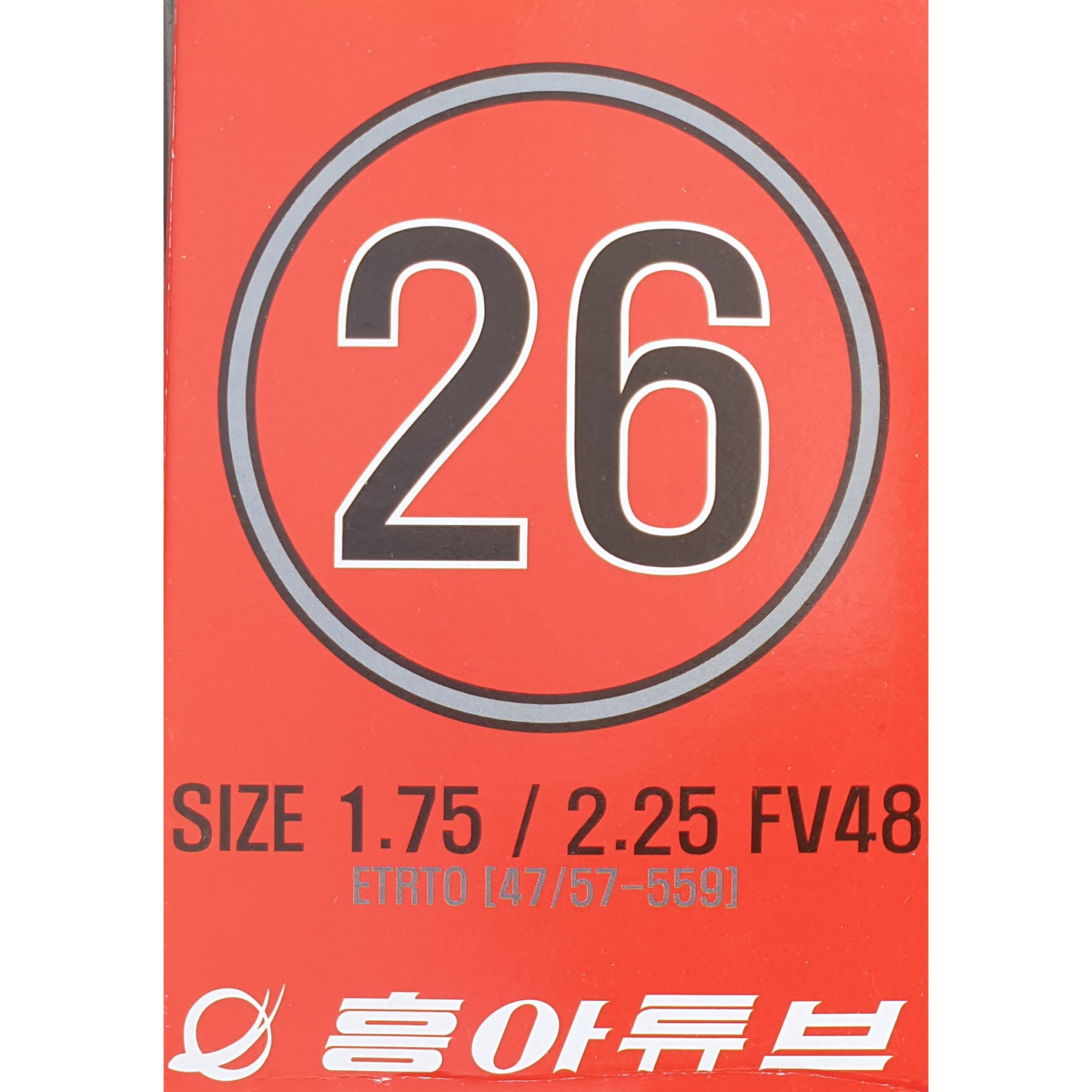 1+1 흥아 26 x 1.75/2.10/2.25 FV 48mm 26인치 MTB 자전거 튜브 프레스타 9,400원