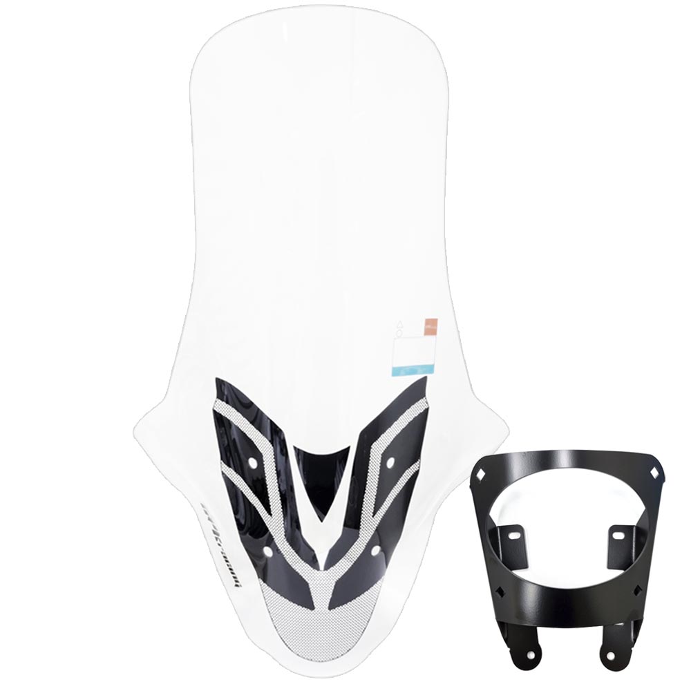 KR모터스 한솜모터스 ADV125 150 350 윈드스크린 103cm 브라켓 포함 초대형 윈드쉴드, 1세트 179,000원