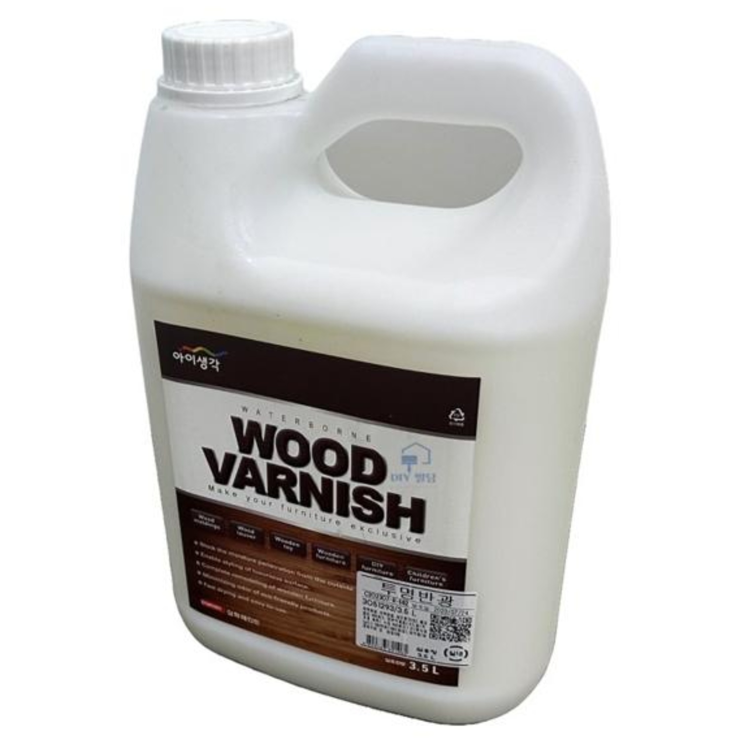 수성우드바니시 아이생각 삼화페인트 목재페인트 목조건물페인트 친환경페인트 내부용목재제품상도용 우드바니쉬, 1개 57,900원