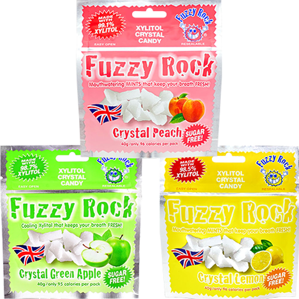 퍼지락 자일리톨 캔디 피치 40g + 레몬 40g + 그린애플 40g, 120g, 1세트 14,500원