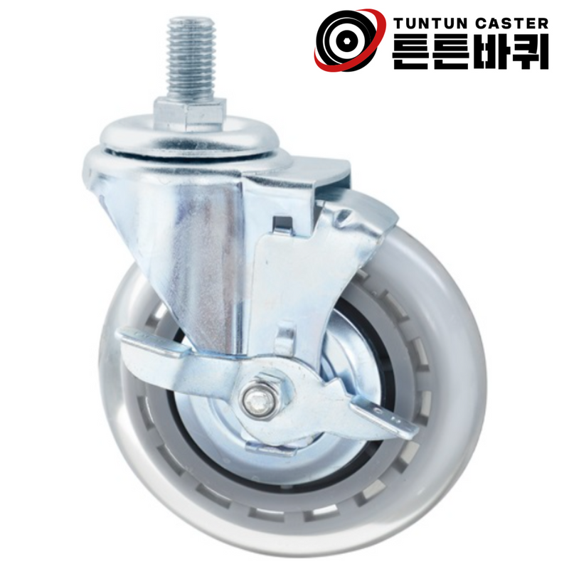 경량 3인치 회전브레이크 볼트 5/8인치 무소음바퀴, 1개 11,000원