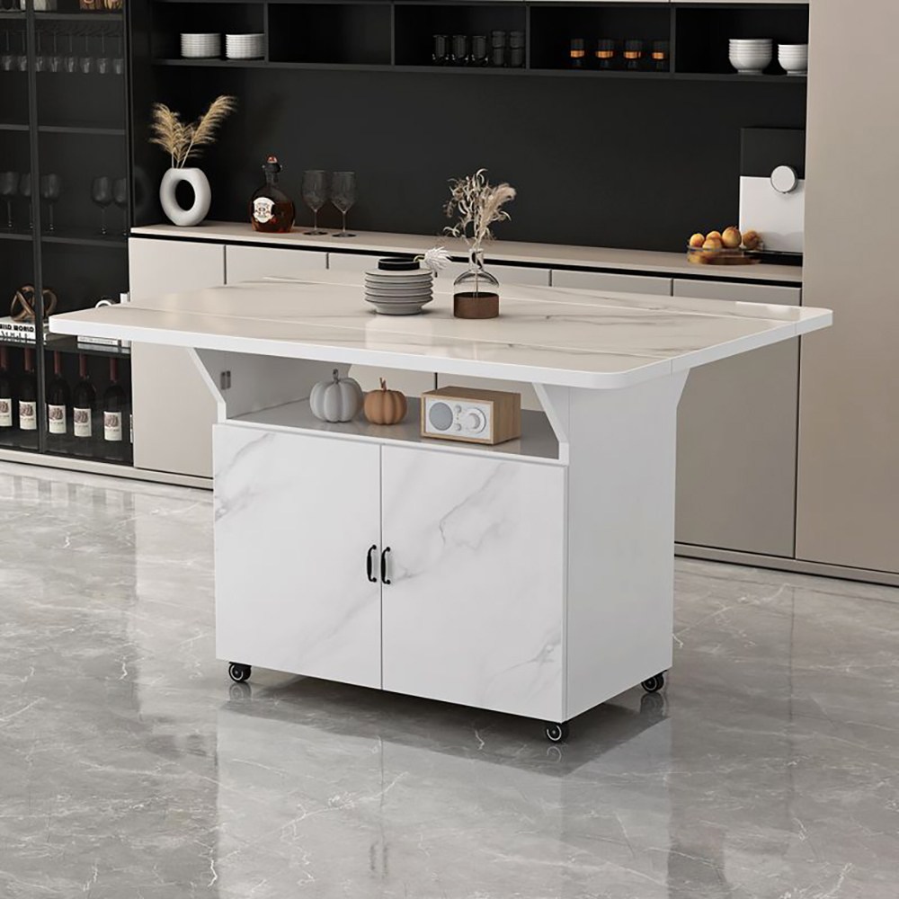 거실 2/3/4인용 공간절약형 접이식 식탁 원룸 멀티 확장형 접이식 테이블, 6인용, H04 374,000원