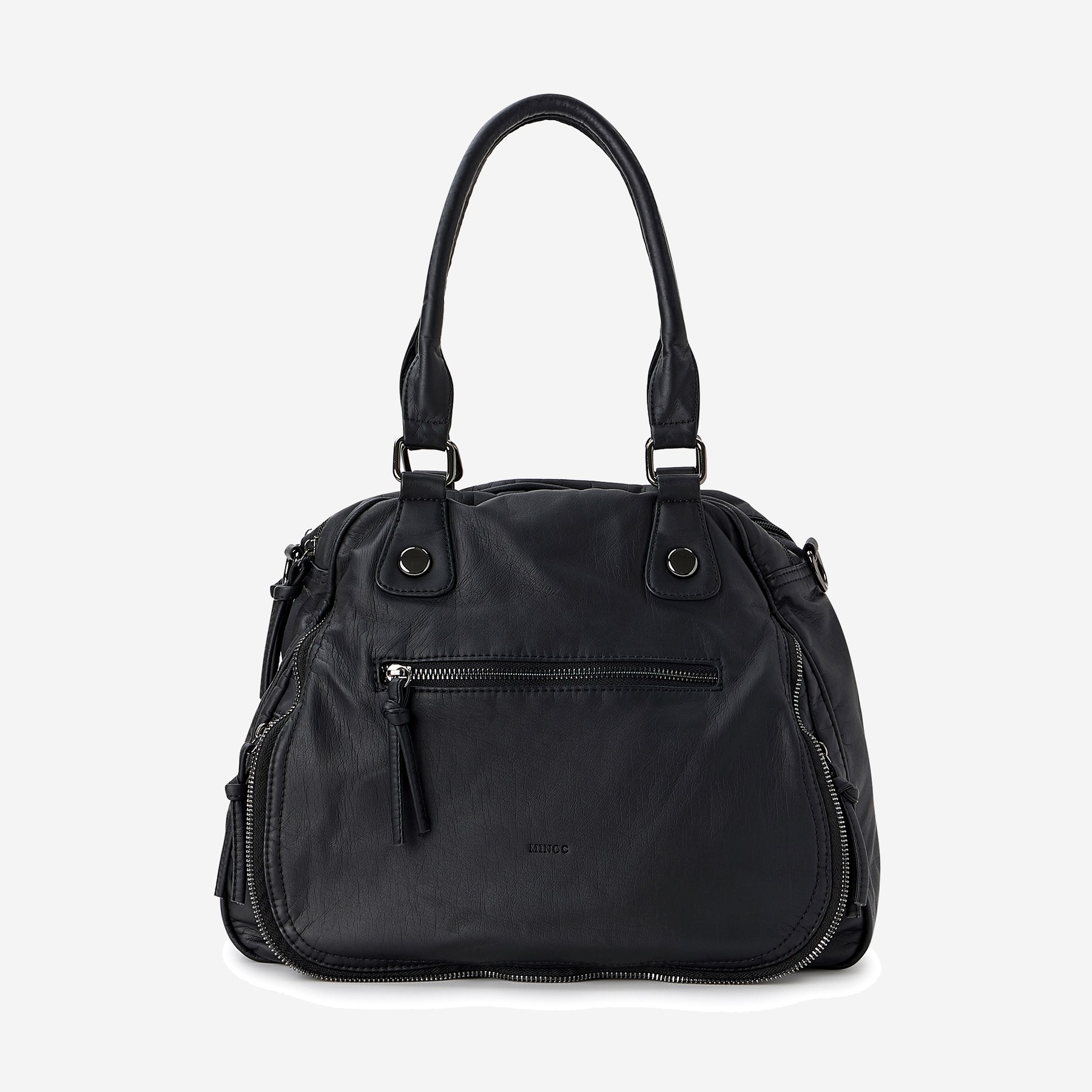 미녹 로사 맥시 스터드백 보부상가방 20대여자가방 대학생 가죽 쇼퍼백 109,000원