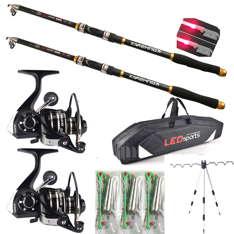 피싱파피 다용도 고급형 멀티원투풀세트(민물바다겸용) 로드2+고급스피닝릴2+5단받침대+원투바늘3+끝보기2+릴가방 풀세트 74,900원