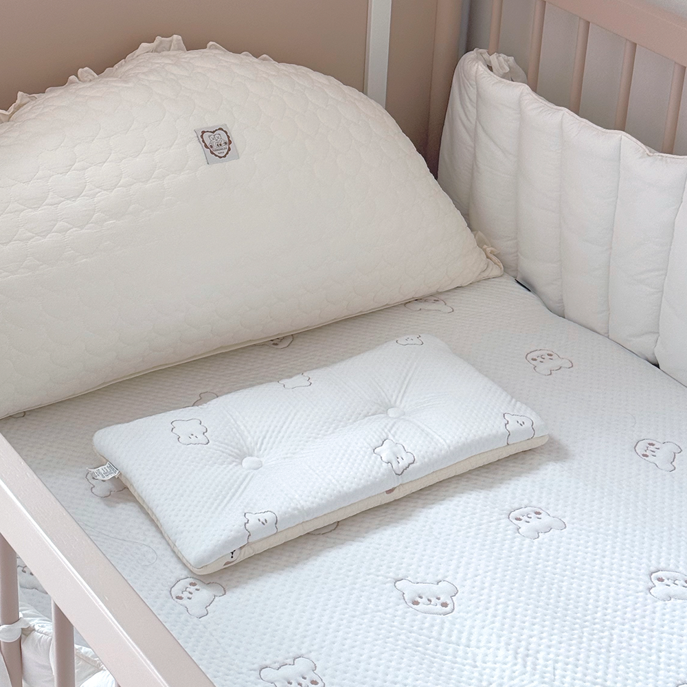 바미블랑 유아 태열 냉감 양면 듀라론 베개, 꼬마공룡 34,000원