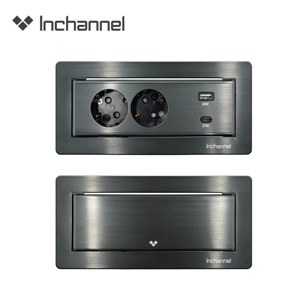 인채널 빌트인콘센트 초고속 무선충전 C타입 회전콘센트 맥세이프 플랫소재 가구매립 아일랜드 81,700원