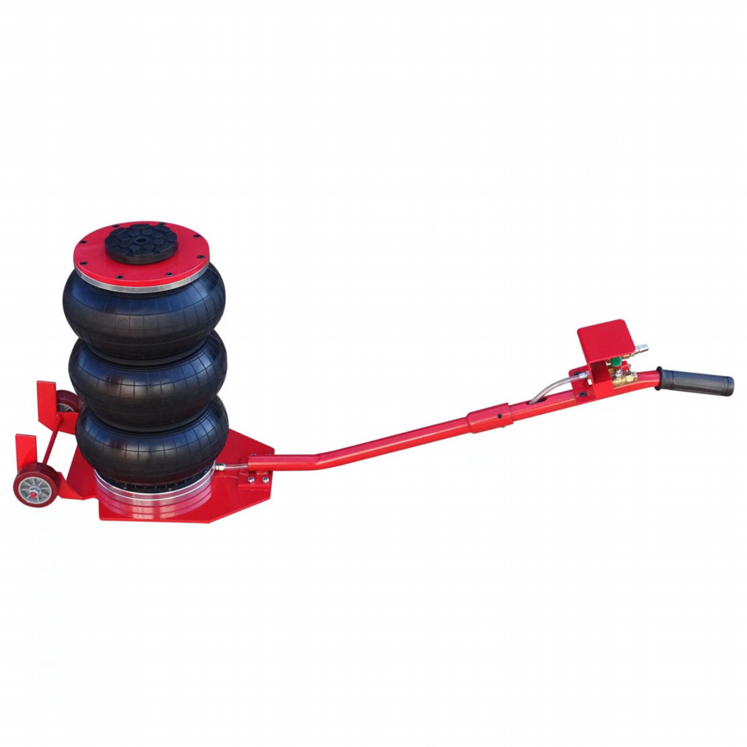 차량 에어 자키 잭 타이어 공압 리프트 휴대용 핸들 수리 받침대 119,600원