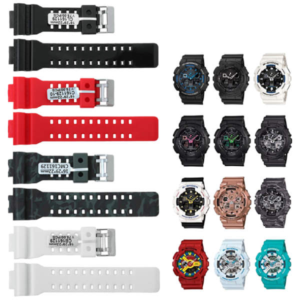 카시오 지샥 빅페이스 시계줄 GA-100 110 120 200 호환용밴드 5,400원