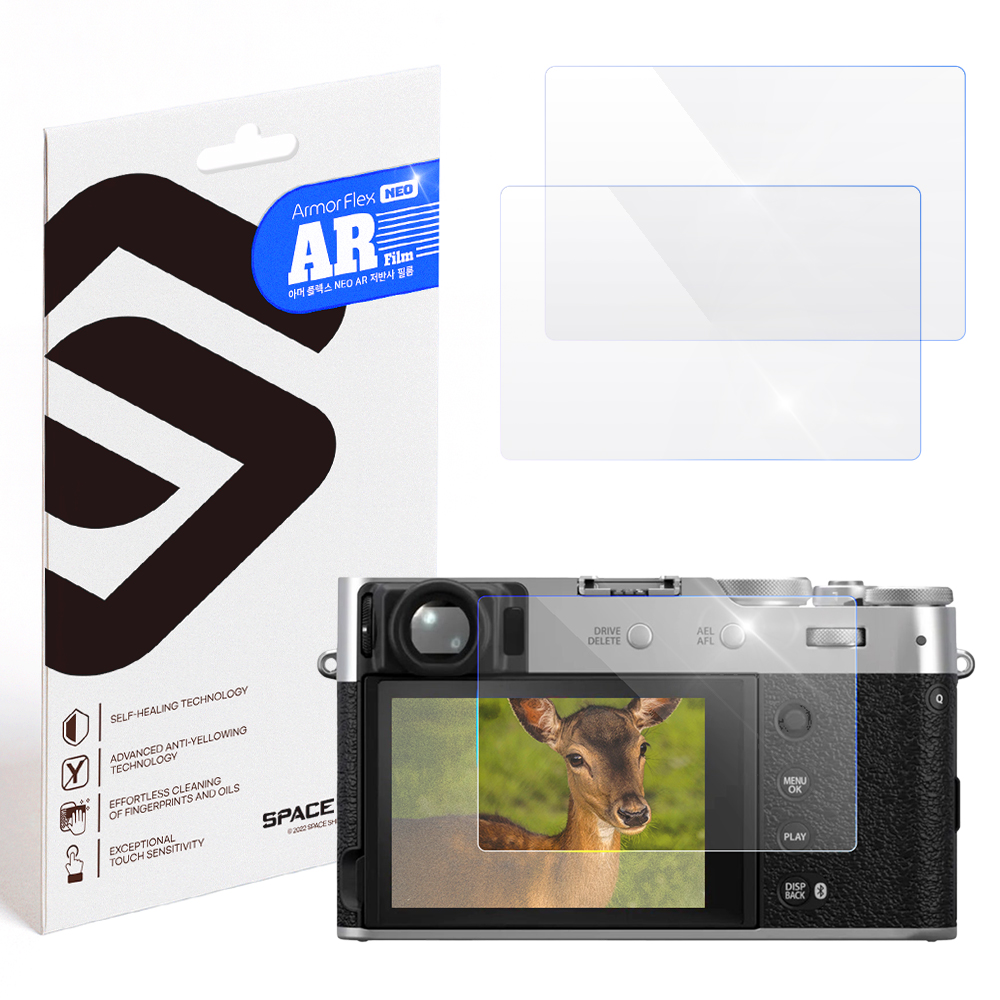 스페이스쉴드 후지필름 X100VI 카메라 NEO AR 저반사 고선명 9H 강화유리필름 3p 세트 19,900원
