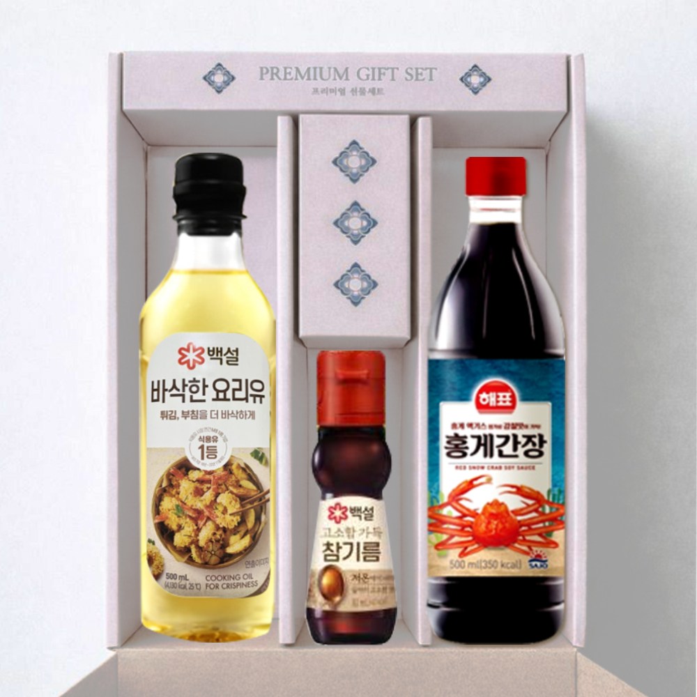 홍게간장 요리유3종 명절 선물세트, 1세트 7,960원