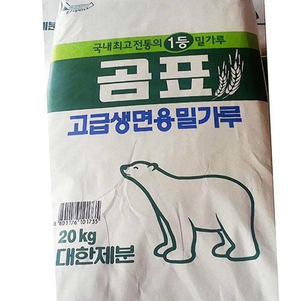 루체트리 밀가루 곰표 생면용 고급밀가루 20kg 수제비만들기 면요리 제빵재료 71,000원