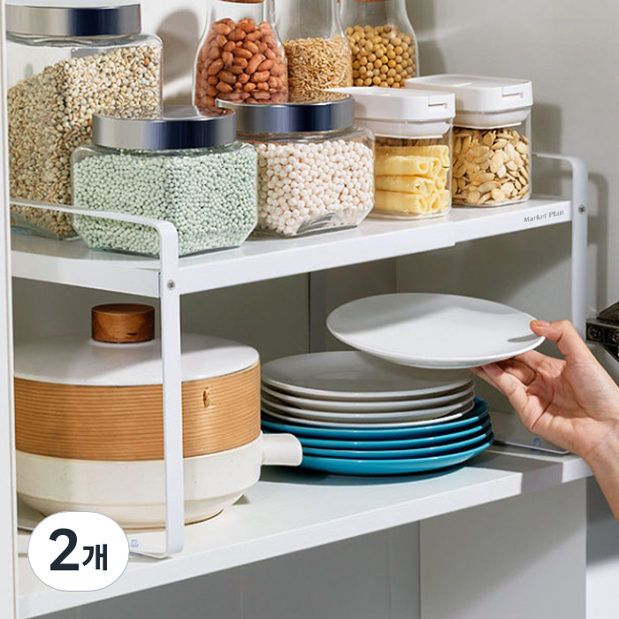 마켓플랜 플릿 길이조절 싱크인 수납선반 소형 S 32,400원