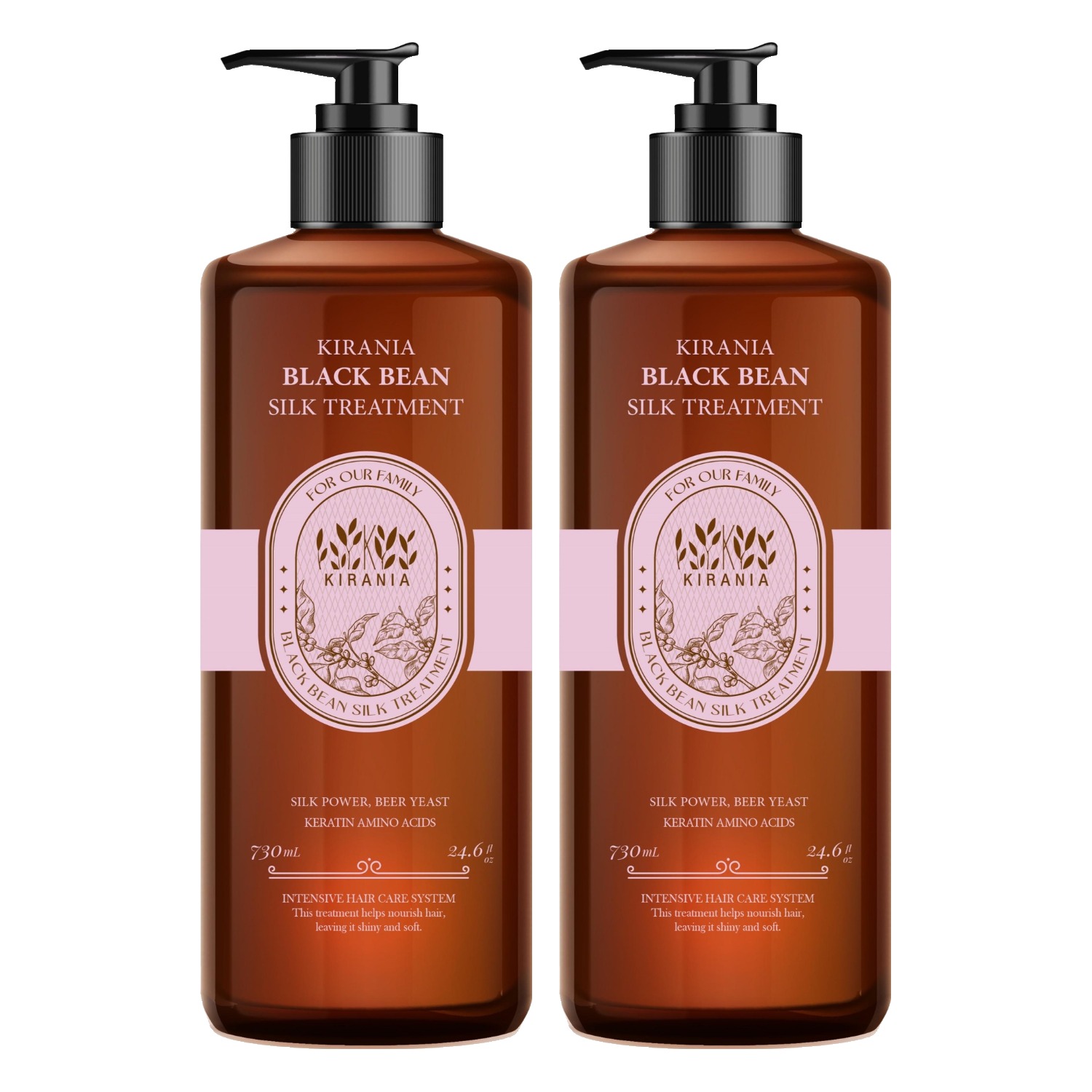 키라니아 블랙빈 실크 트리트먼트, 2개, 730ml 30,000원