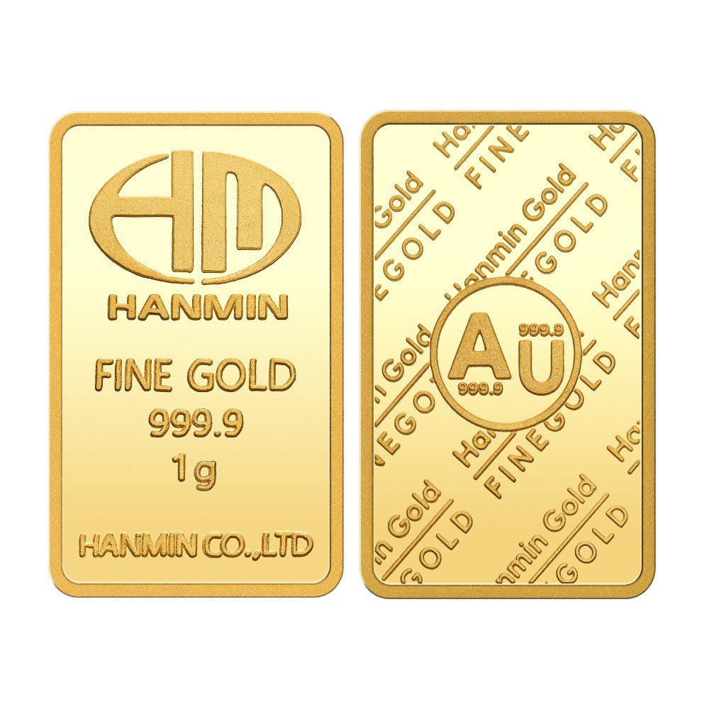 [한민골드한민금거래소]골드바 24K 순금 1g 282,000원