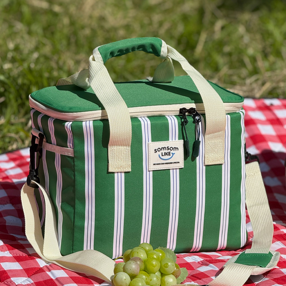 솜솜라이크 보냉백 이유식 피크닉 쿨러백 보온 보냉가방, 14L, 그린 28,800원