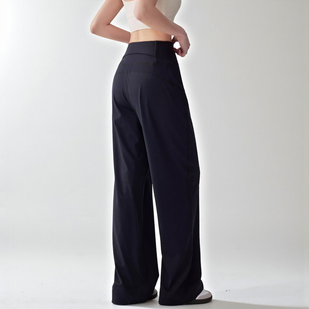 마린웨이브 폰주머니 일체형 와이드 핏 레깅스 요가  팬츠 바지 14,900원