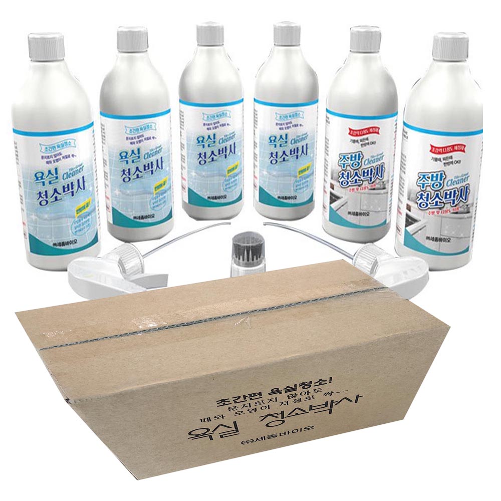 [MJ-GLOBAL] 욕실 청소박사 화장실 찌든때 청소, 1박스, 3000ml 28,900원