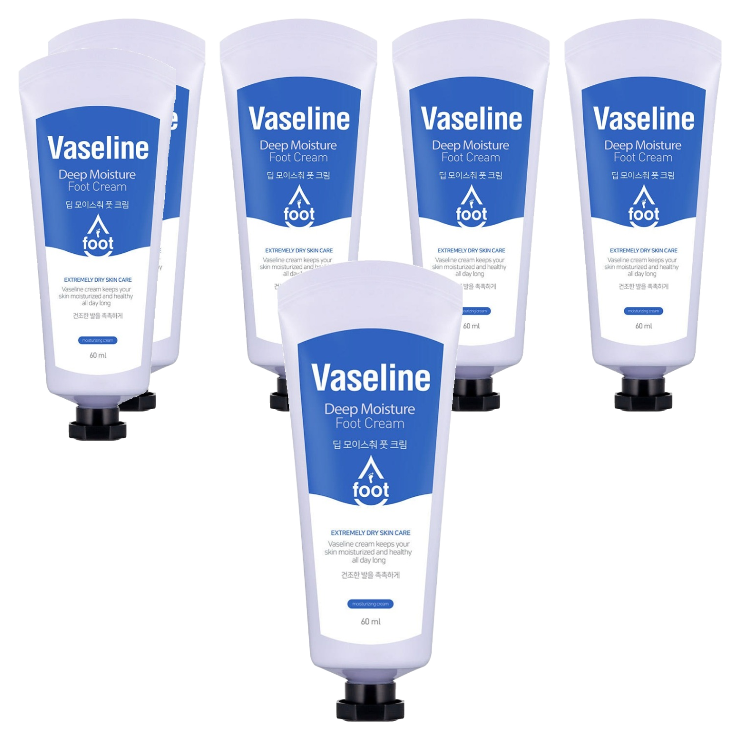 바세린 C2Y 딥 모이스춰 풋크림, 1개입, 6개, 60ml 12,630원