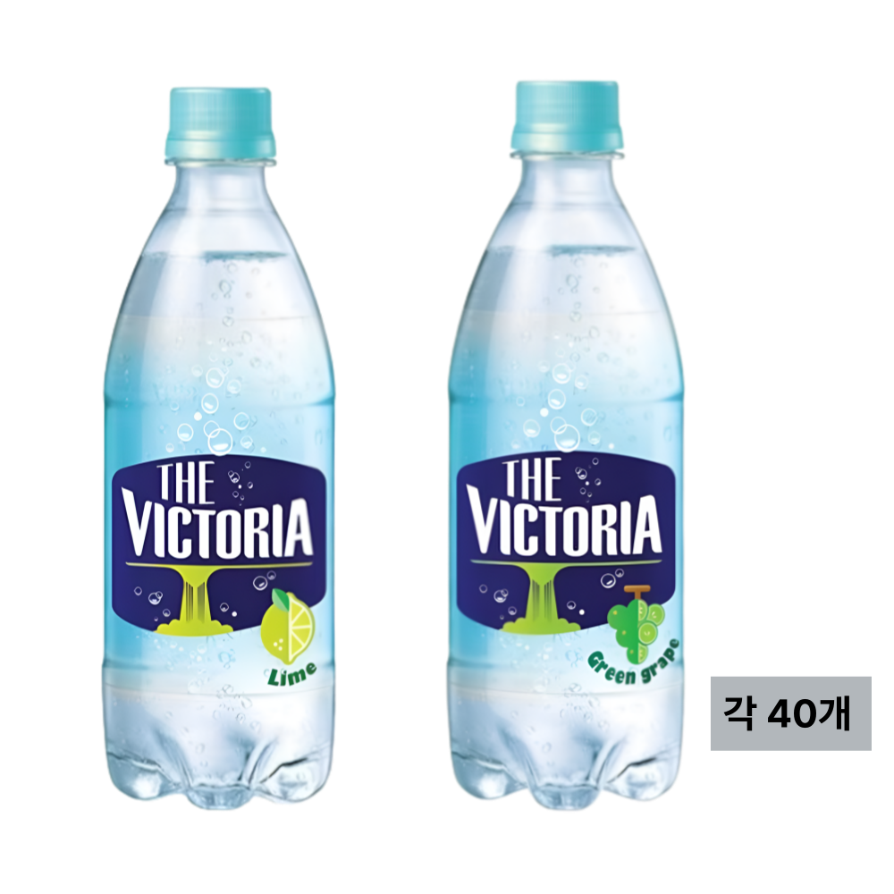 더 빅토리아 탄산음료 라임 500ml 청포도향 500ml 40+40, 500ml, 현재가 78,000원