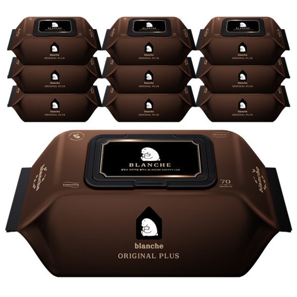 블랑슈 아기물티슈 오리지널 플러스 캡형 70매x10팩 24,130원