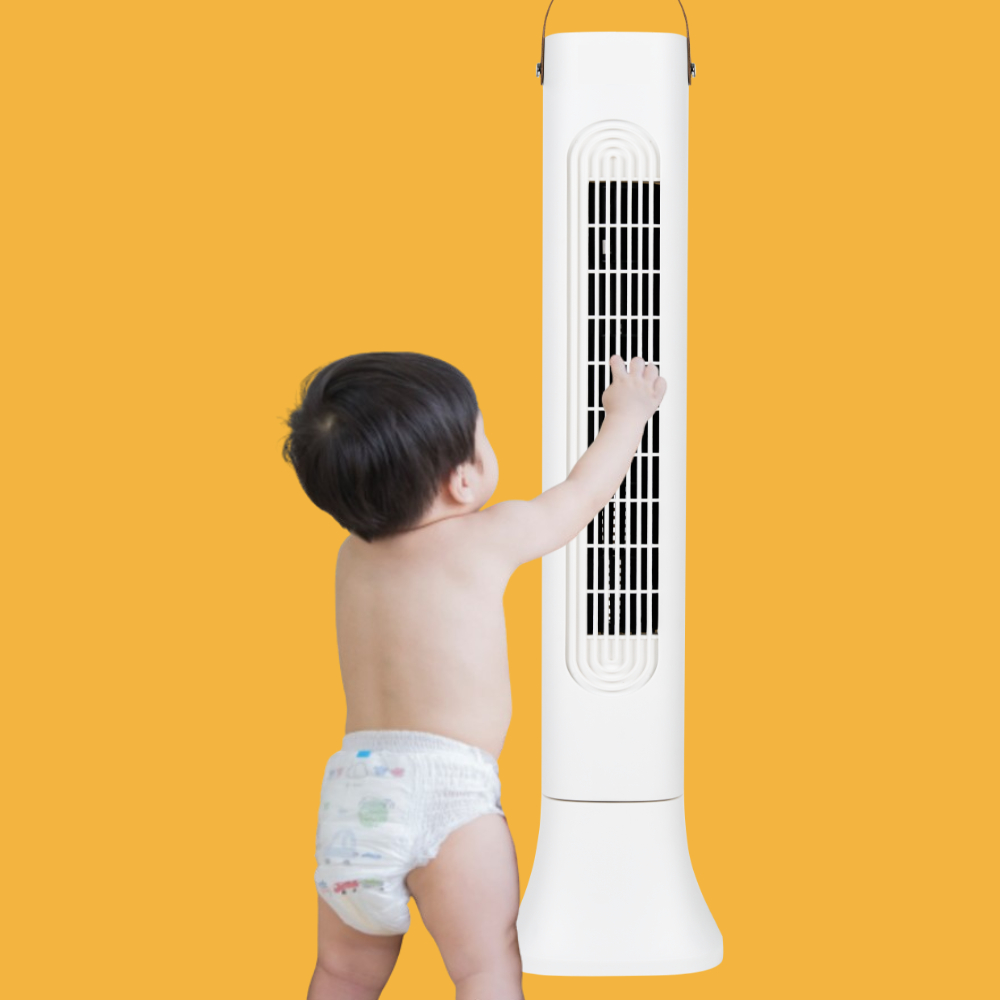 손가락보호 원스 날개없는 타워형 타워팬 선풍기 59,940원