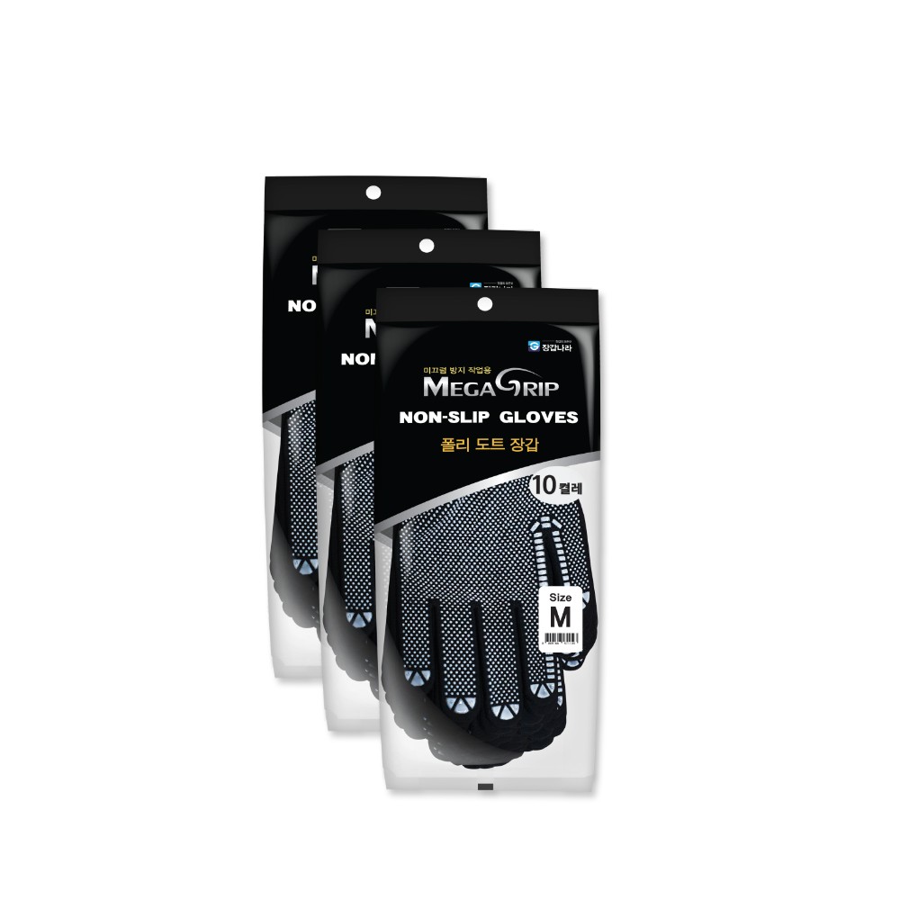 메가그립 폴리 도트 장갑 M 7,200원