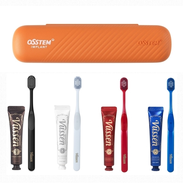 오스템 여행 휴대용 양치키트(뷰센 치약 40g 1개 + 뷰센 더블와이드 칫솔 1개) 8,050원